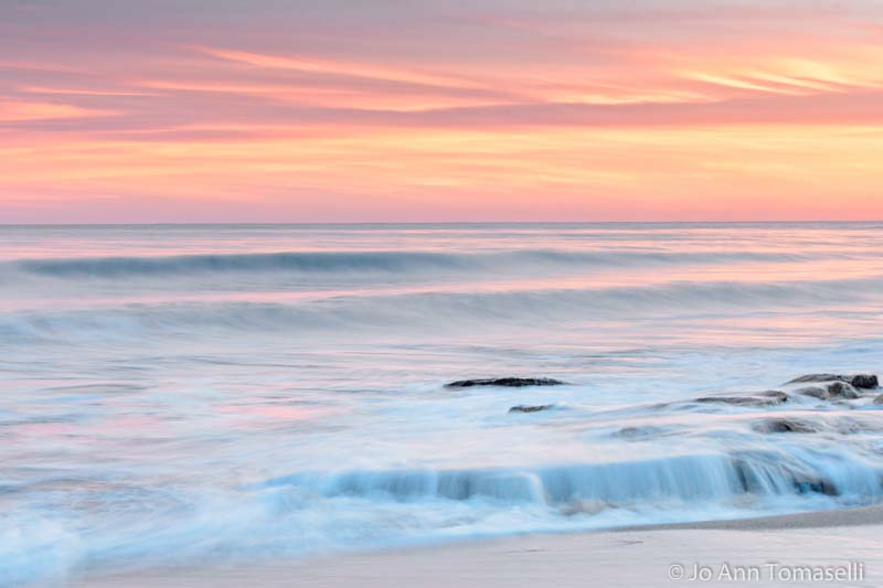 buy pastel blue sunrise sunset image art online